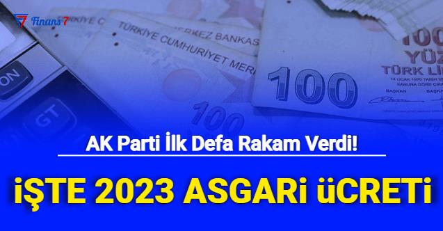 2023 ASGARİ ÜCRET ZAMMI: AK Parti İlk Defa Rakam Verdi